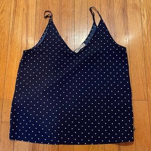 Abercrombie polka dot blouse